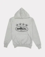 Corteiz 4Starz Alcatraz Hoodie in Grey
