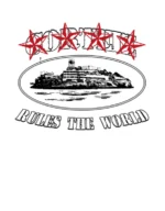 Corteiz 4Starz Alcatraz T-shirt in White