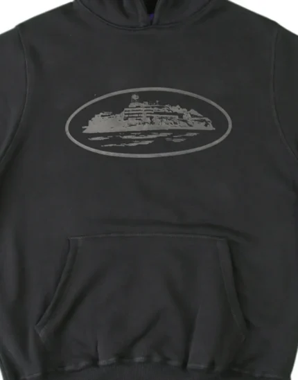 Corteiz Alcatraz Hoodie – Black
