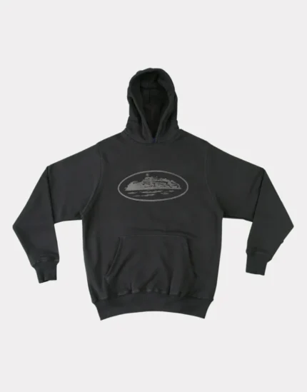 Corteiz Alcatraz Hoodie – Black