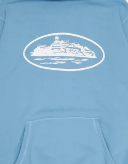 Corteiz Alcatraz Hoodie in Blue