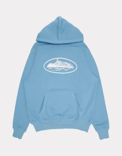 Corteiz Alcatraz Hoodie in Blue