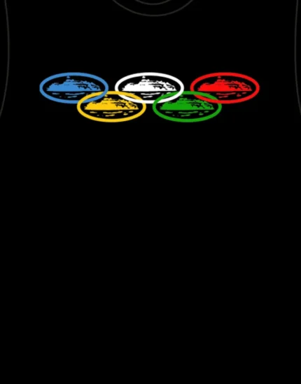 Corteiz Alcatraz Olympic T-shirt in Black