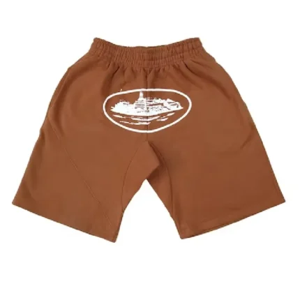 Corteiz Alcatraz Shorts in Brown