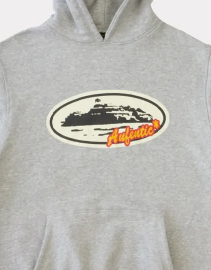 Corteiz Aufentic Hoodie in Grey