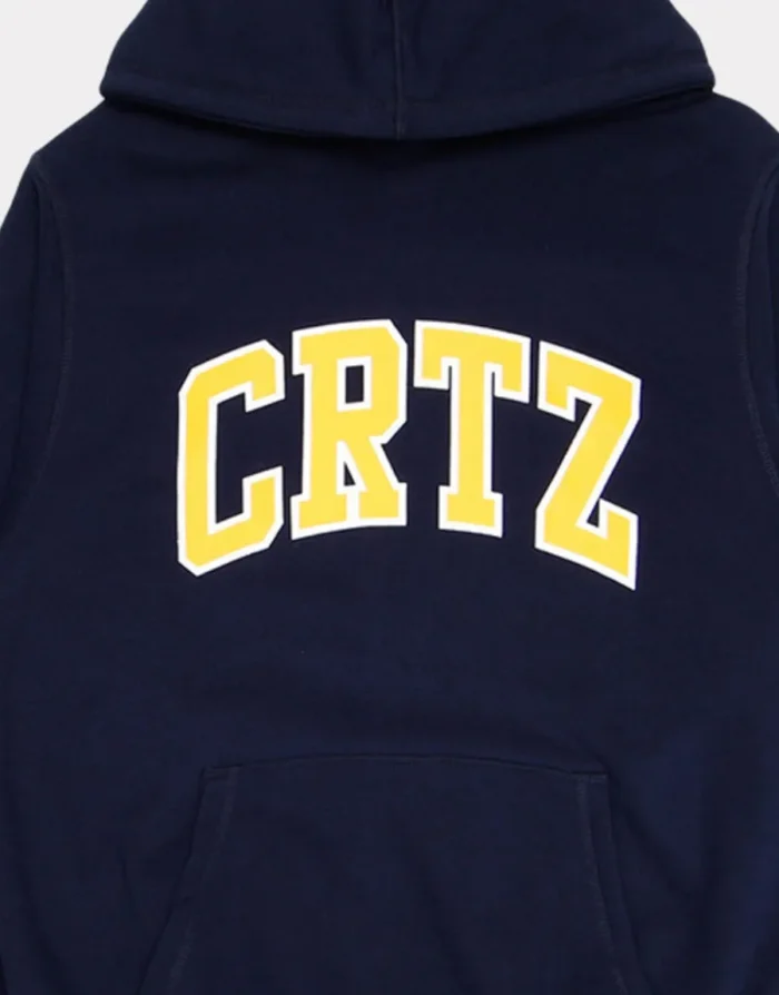 Corteiz Crtz Dropout Hoodie in Navy
