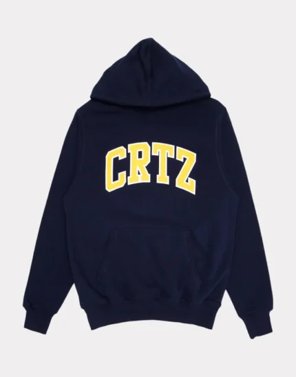 Corteiz Crtz Dropout Hoodie in Navy