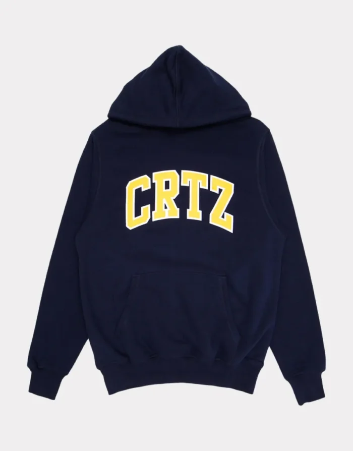 Corteiz Crtz Dropout Hoodie in Navy