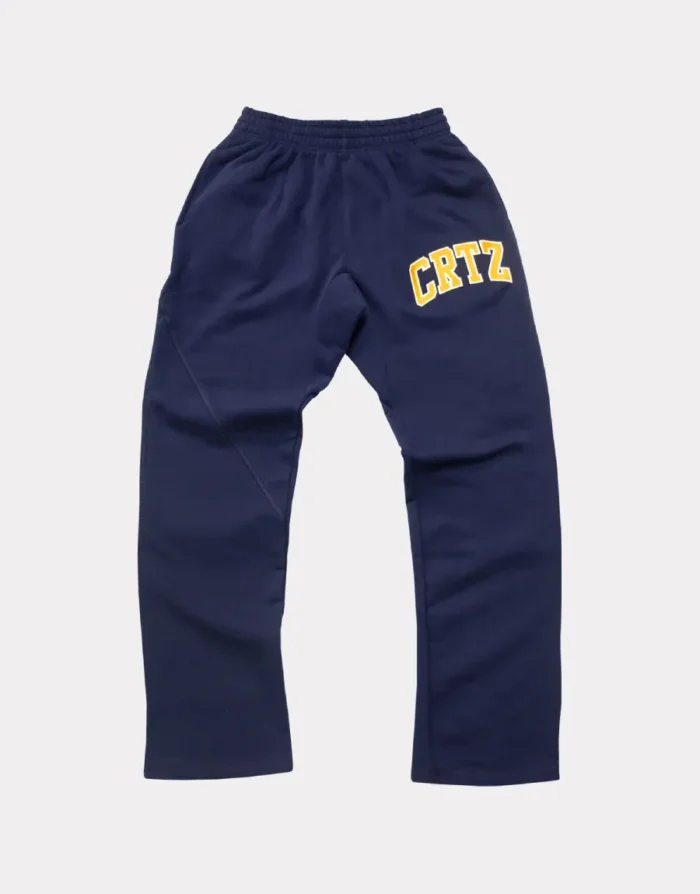 Corteiz Crtz Dropout Joggers in Navy