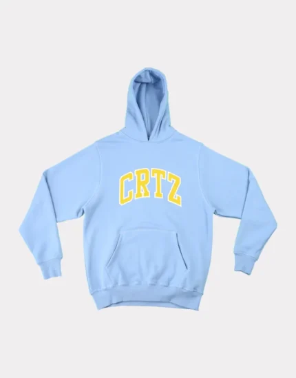 Corteiz Dropout Hoodie in Baby Blue