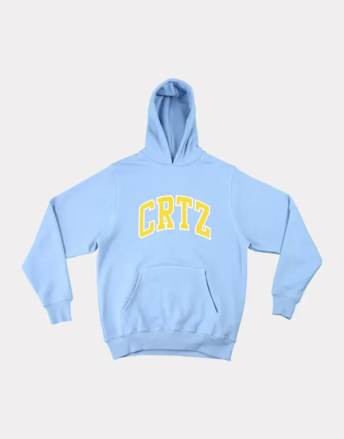 Corteiz Dropout Hoodie in Baby Blue