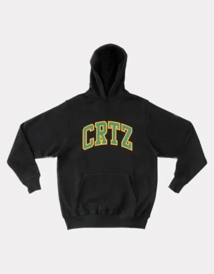 Corteiz Dropout Hoodie in Black