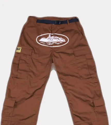 Corteiz Guerillaz* Cargo Pants in Brown