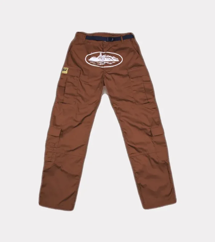 Corteiz Guerillaz* Cargo Pants in Brown