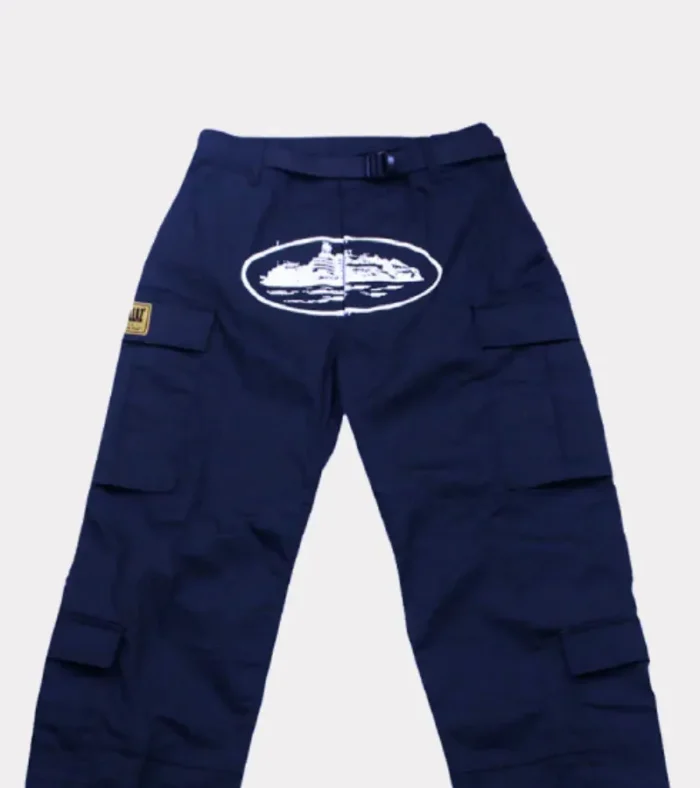 Corteiz Guerillaz* Cargo Pants in Navy