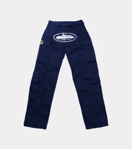 Corteiz Guerillaz* Cargo Pants in Navy