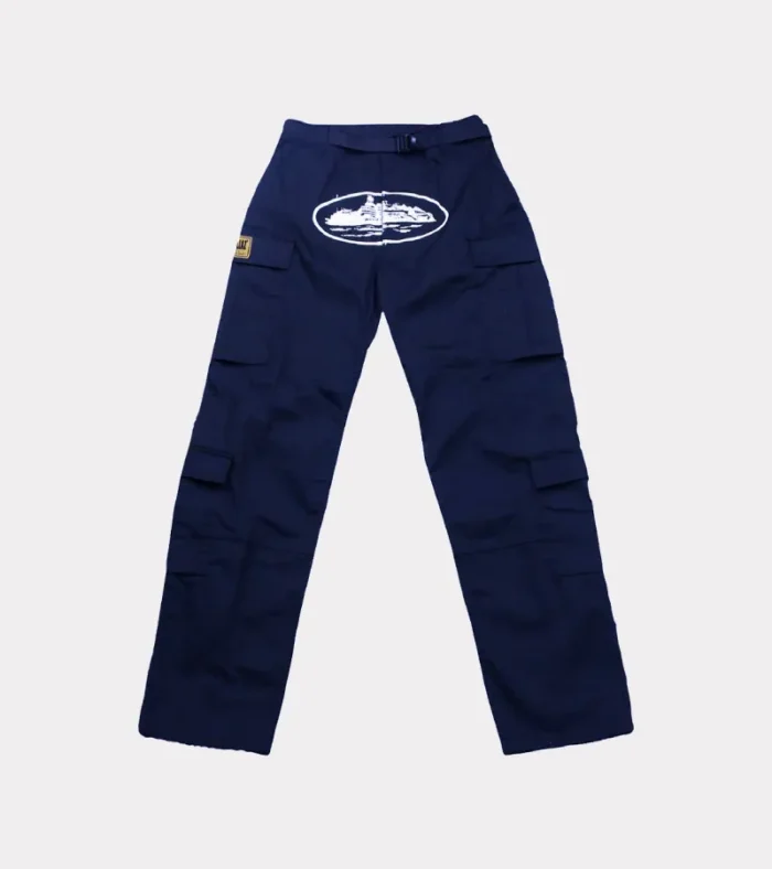 Corteiz Guerillaz* Cargo Pants in Navy