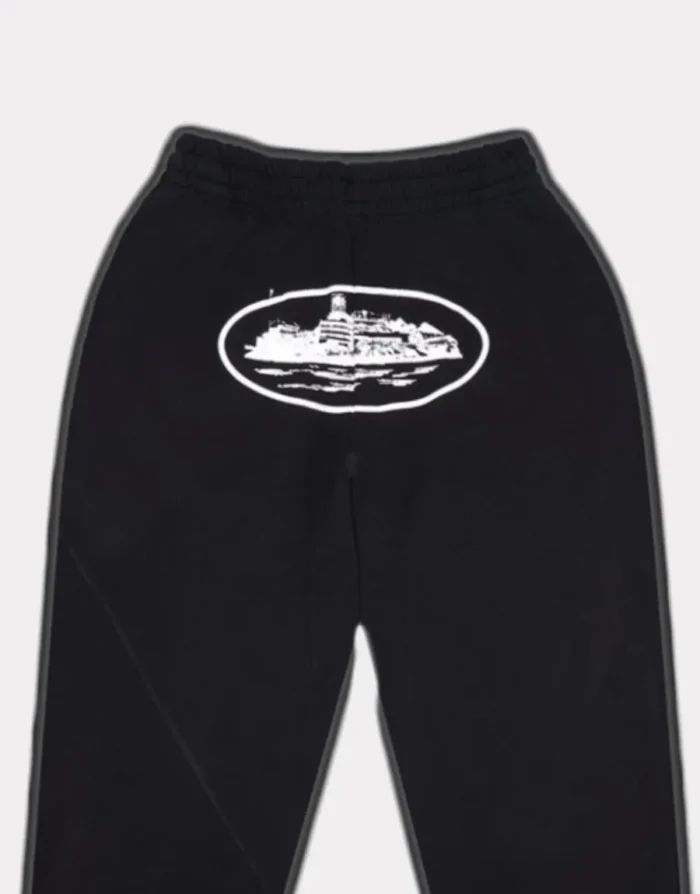 Corteiz OG Alcatraz Joggers in Black