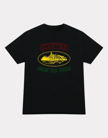 Corteiz OG Carni Alcatraz T-shirt in Black