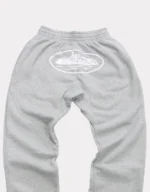Corteiz Og Alcatraz Bottoms in Grey