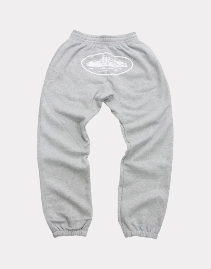 Corteiz Og Alcatraz Bottoms in Grey