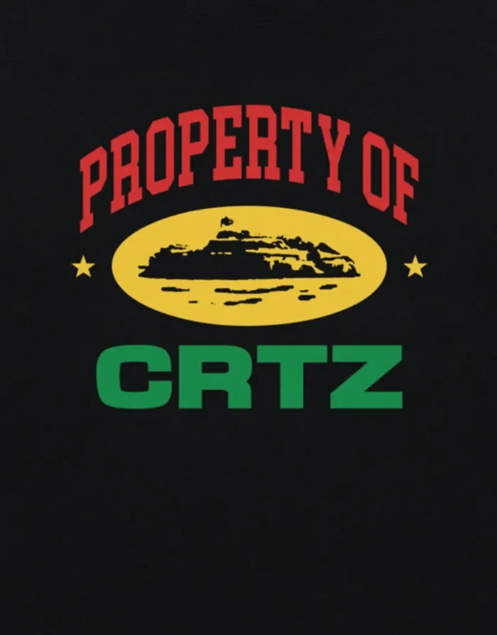 Corteiz Property Of Crtz Carni T-shirt in Black