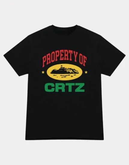 Corteiz Property Of Crtz Carni T-shirt in Black