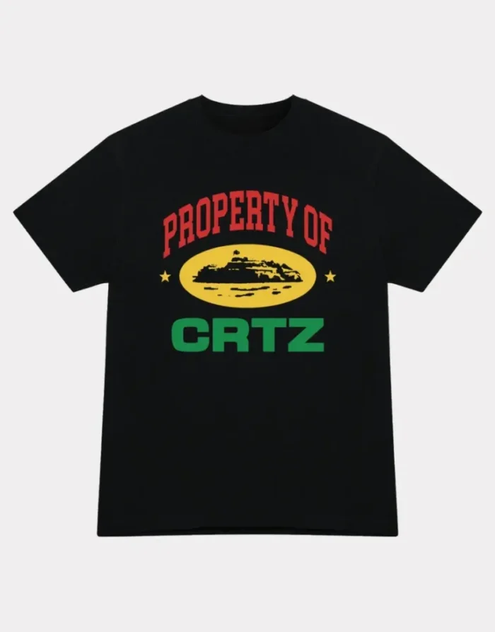 Corteiz Property Of Crtz Carni T-shirt in Black