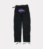 Corteiz Purp Guerillaz Cargos in Black/Purple