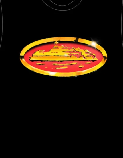 Corteiz Shiny Alcatraz T-shirt with Black