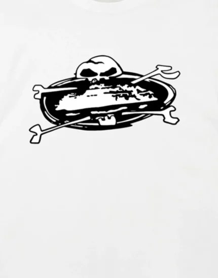 Corteiz Skull Island T-shirt in White