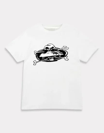 Corteiz Skull Island T-shirt in White